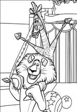 coloring page Madagascar 3
